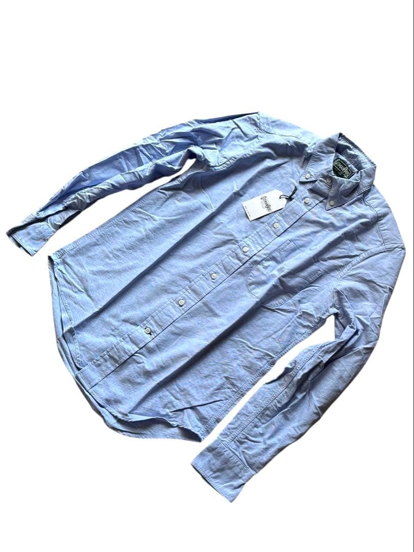 定価26400円us製新品GITMAN vintageオックスフォードシャツ青s