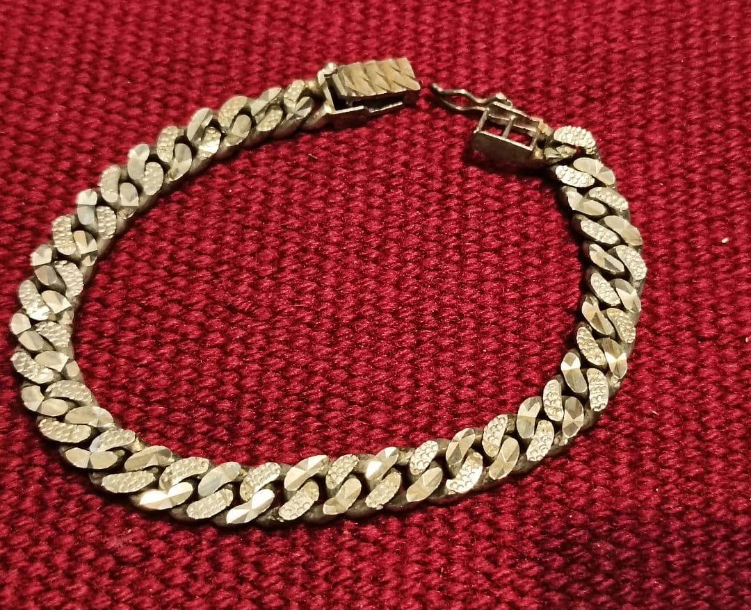 専用　シルバー925 リンクチェーンブレスレット 17cm