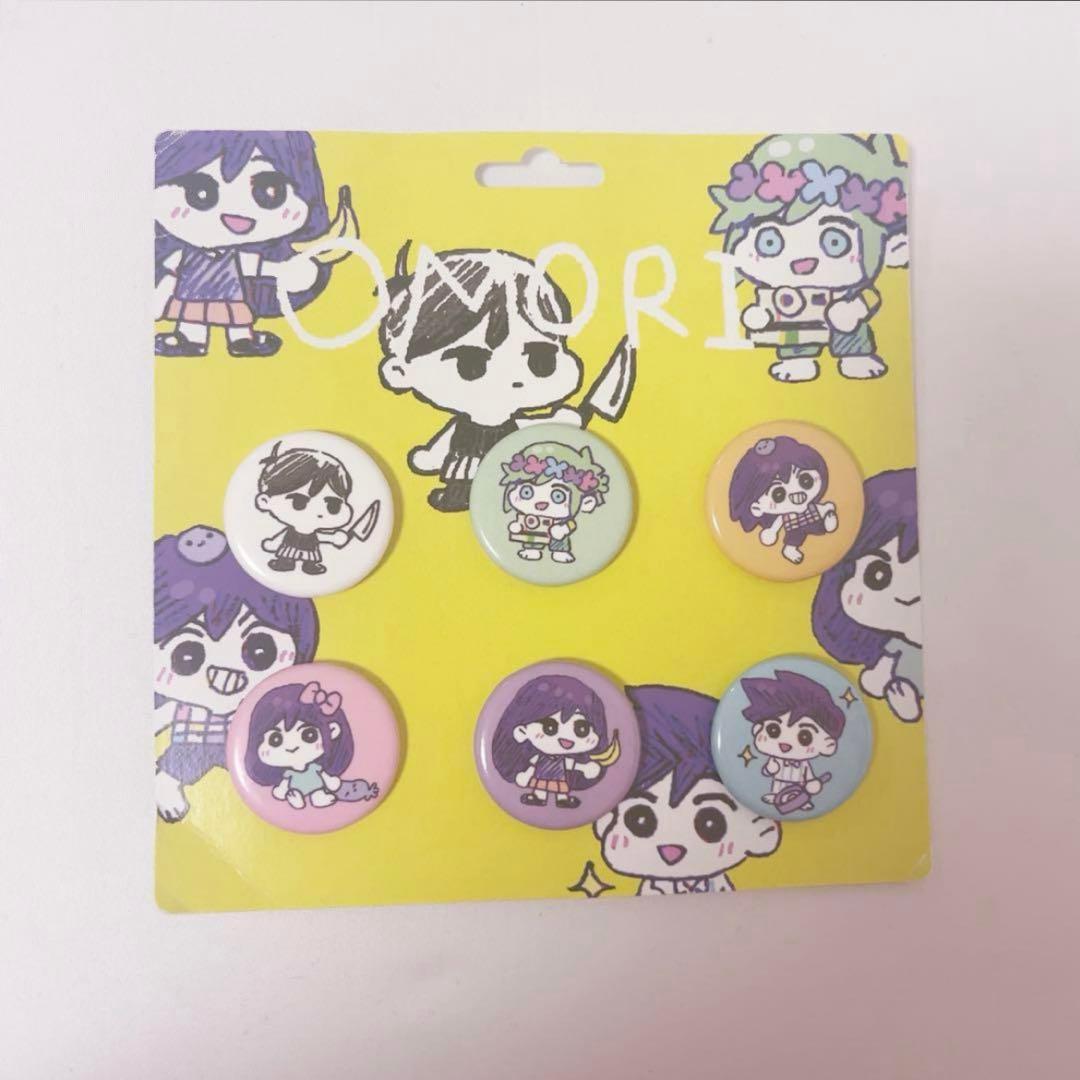 OMORI CHIBI Button Pin Set 缶バッジ