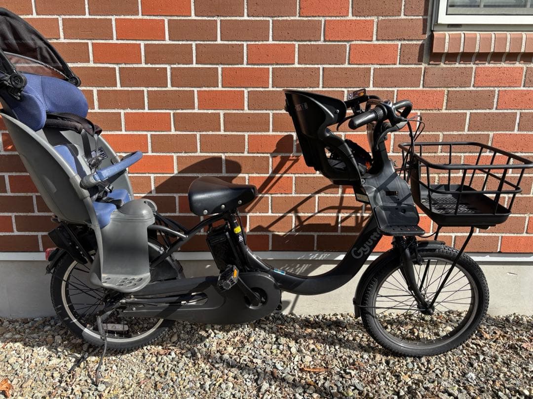 ギュットクルームR・EX ブラック 3人乗り ラクイック 電動アシスト自転車