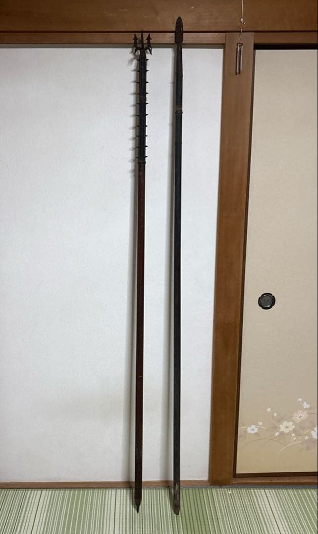 模造刀 模造槍 袖搦 そでがらみ 棍棒 骨董品 武具 レトロ 江戸時代