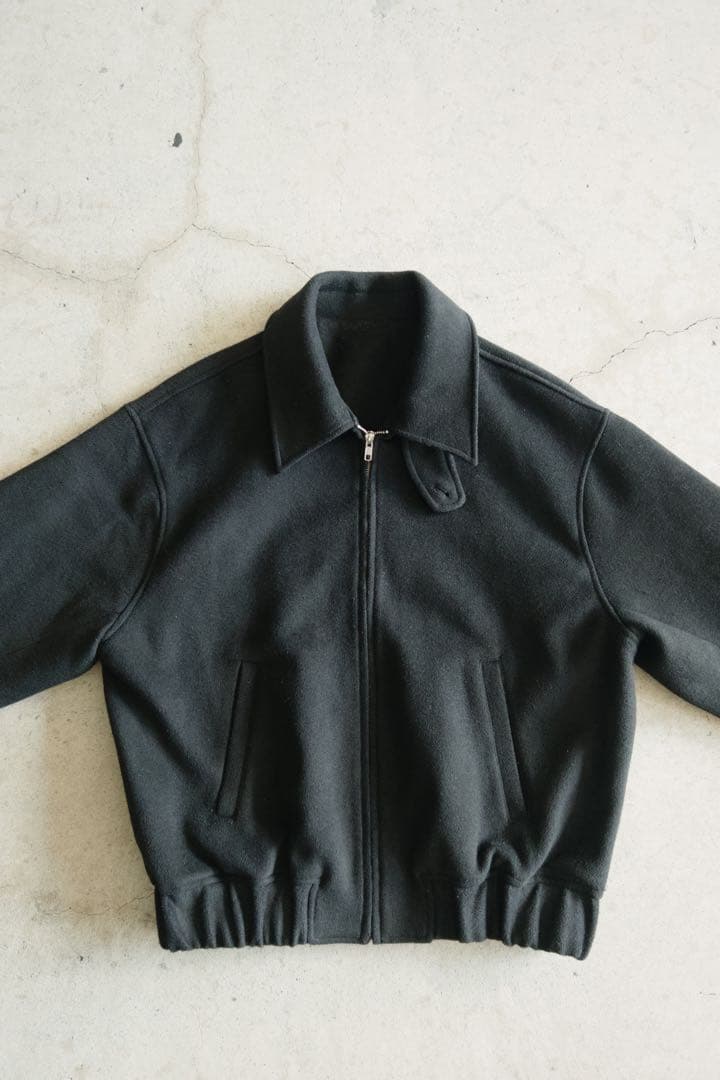 archive 00s 2way wool jacket black