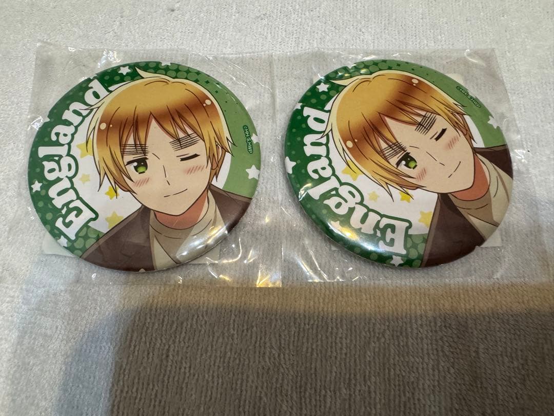 ヘタリア くじ引き堂 75mm缶バッジ イギリス - メルカリ