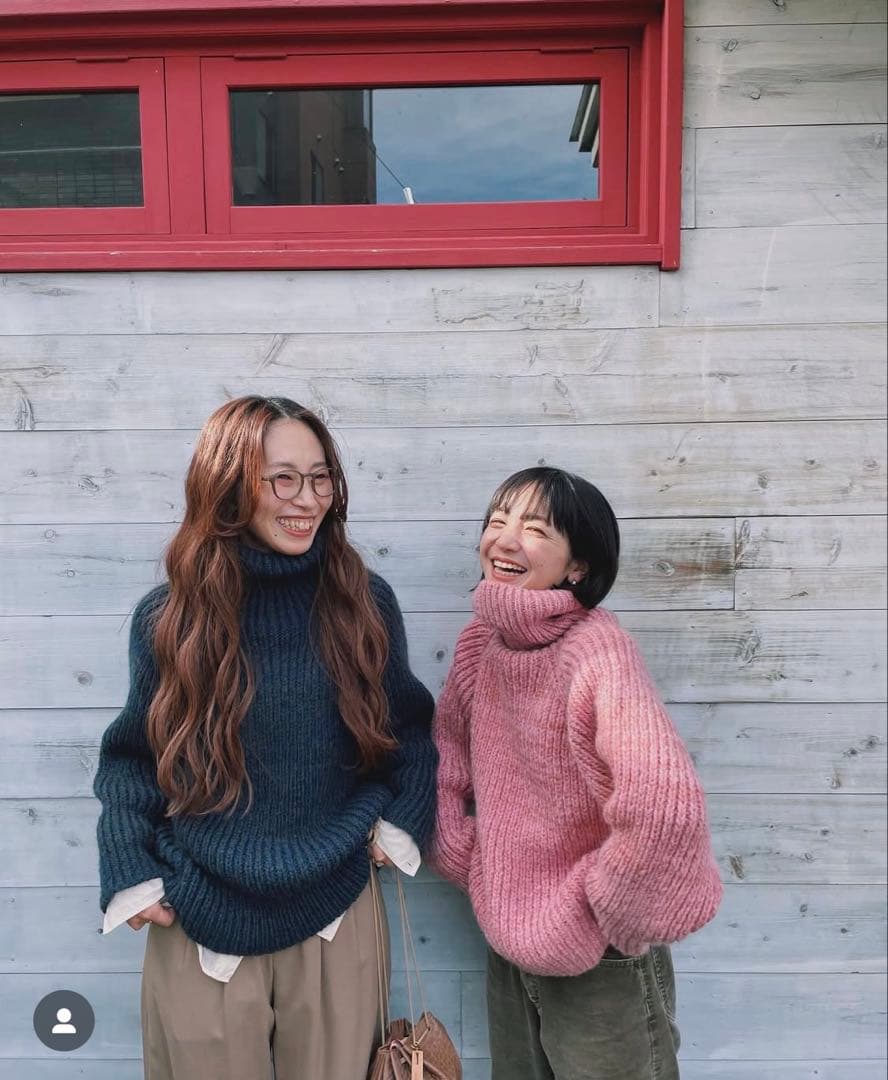 【大人気】PUR 池田泉　ニット　ウール　ハイネック　ボリューム　かわいい