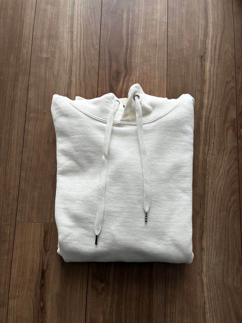 コットンカシミアプルオーバーフーディ