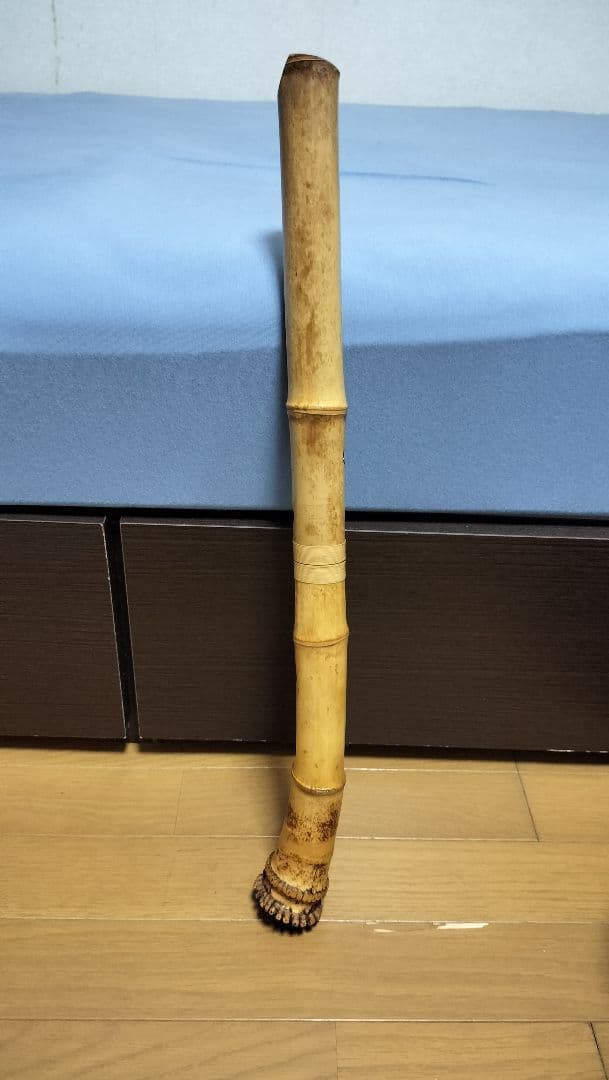 尺八 本体 竹製 約50cm 4穴 専用袋付き