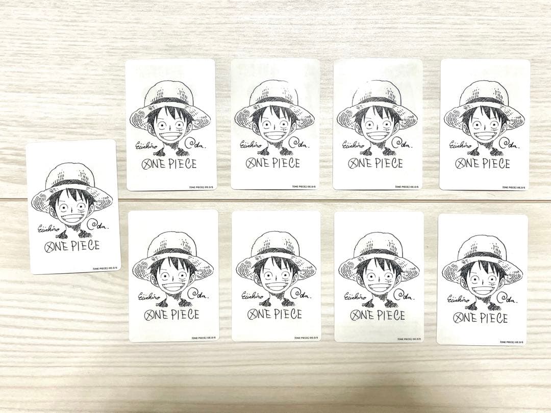 【ONE PIECE】ナツコミ2022描き下ろし特製ダブルステッカー9枚セット
