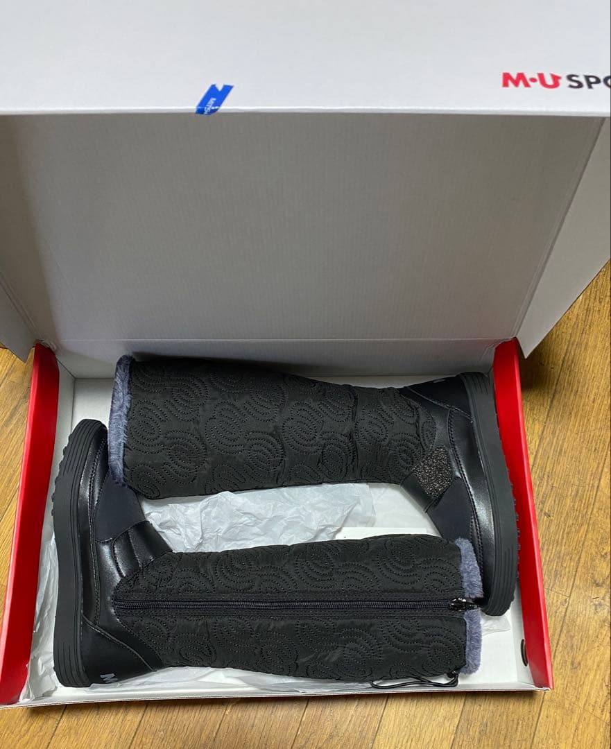 ★新品未使用MUSPORTS エムユースポーツ レディースゴルフブーツ 22.5