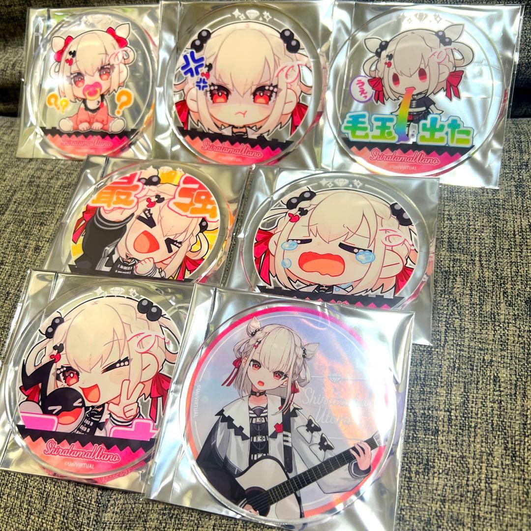ユニバーチャル　白玖ウタノ　限定　完全ランダム　アクリルコースター　全7種