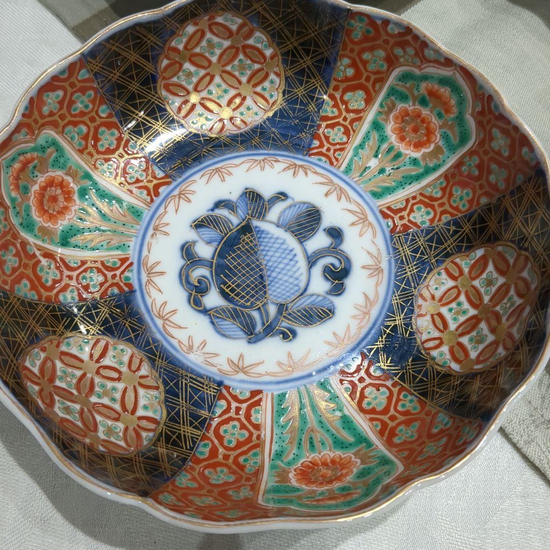 古九谷金襴手セット（6枚） 九谷金襴手徳利 徳利 時代徳利 色絵 花瓶 金襴手 雛道具 骨董 1対