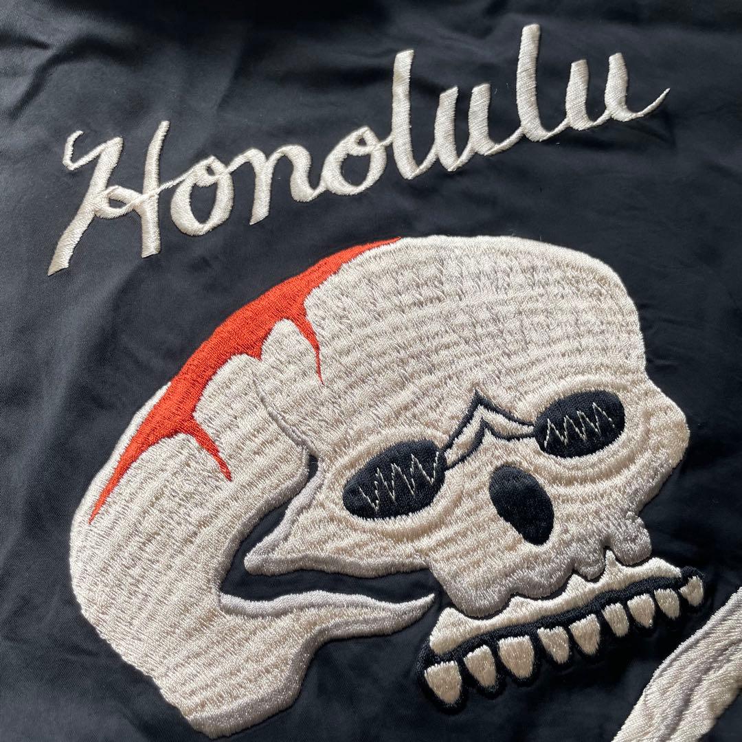 完売品 数回着美品 港商 東洋スペシャル スカル 骸骨 スカジャン 中