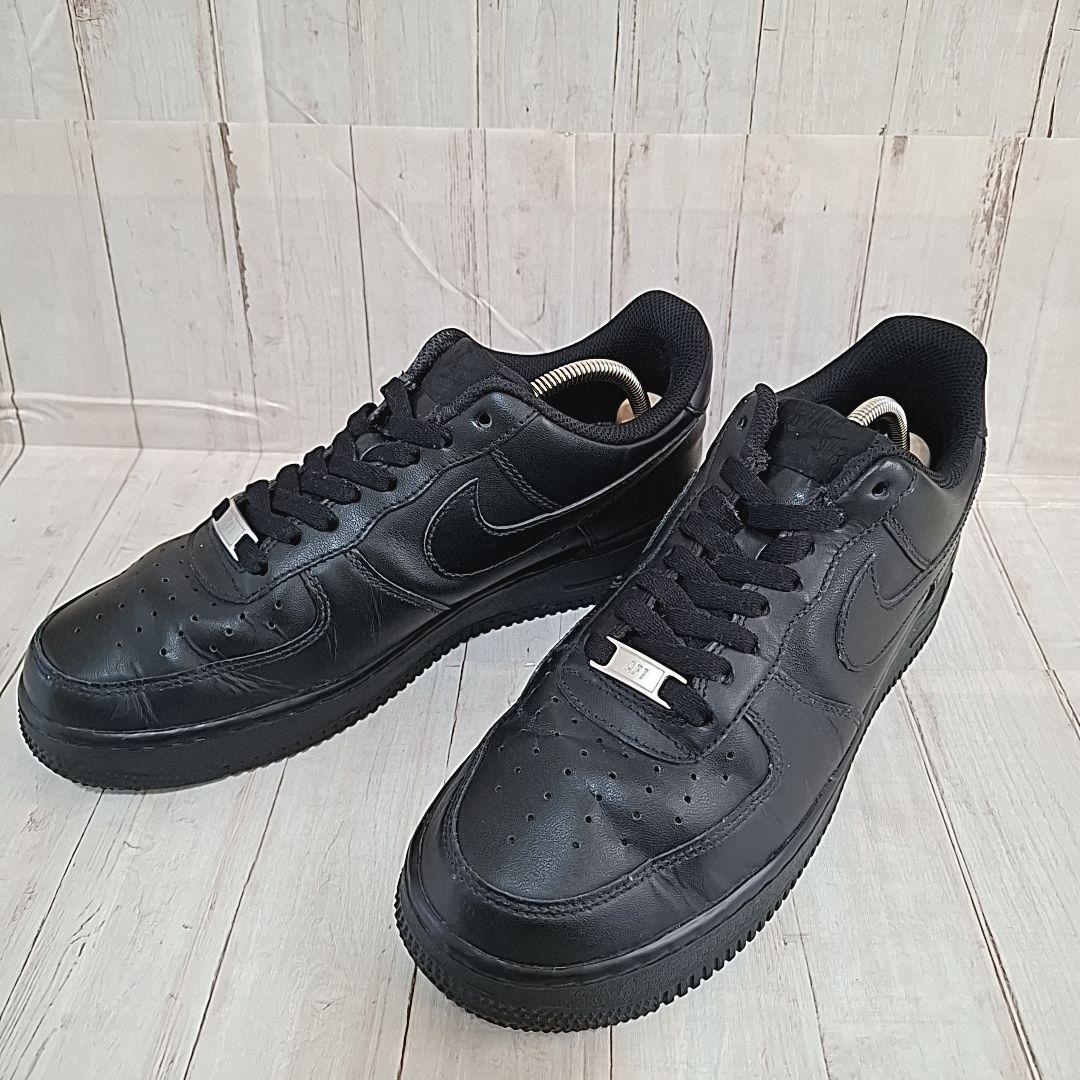 美品【26.5cm】 AIR FORCE 1 LOW ’07 オールブラック 黒