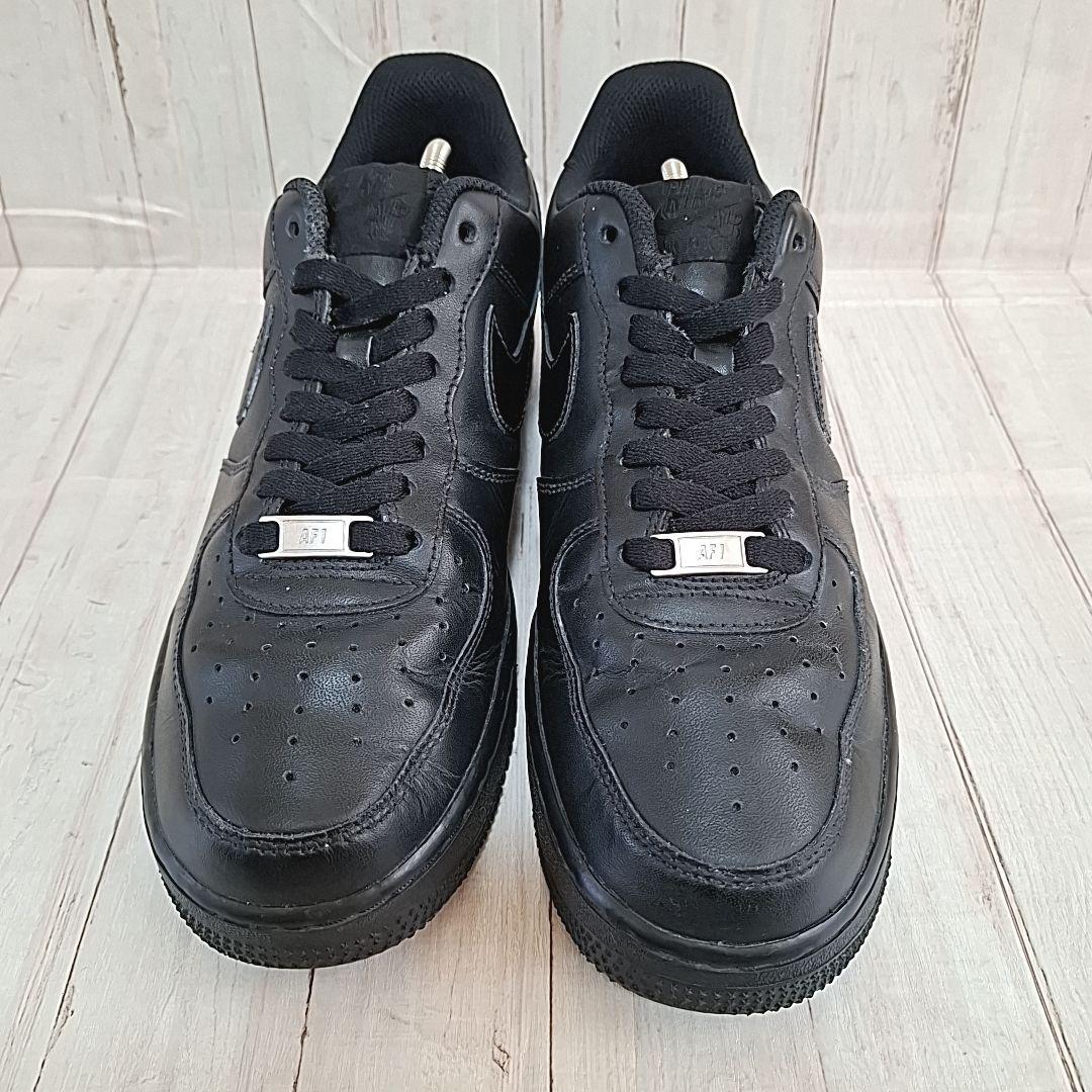 美品【26.5cm】 AIR FORCE 1 LOW ’07 オールブラック 黒