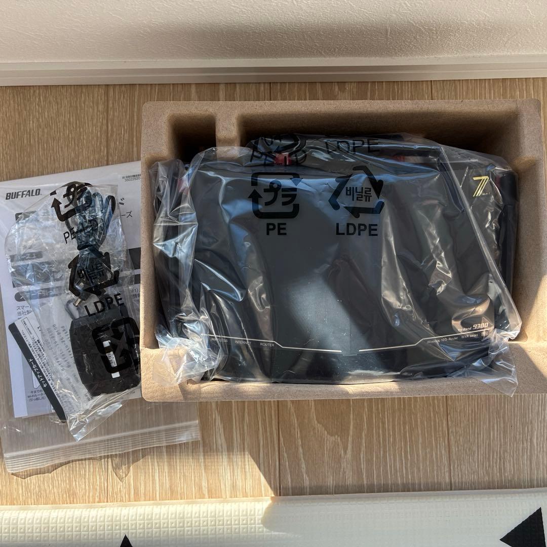 〔美品〕BUFFALO Wi-Fi 7 9300 WXR9300BE6P 楽天市場】バッファロー BUFFALO WXR9300BE6P Wi-Fi 7 be