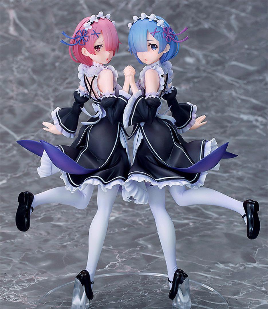 Re：ゼロから始める異世界生活 レム＆ラム Twins Ver. 1/7 Re ゼロから始める異世界生活 レム&ラム Twins Ver 1/7スケール PVC製