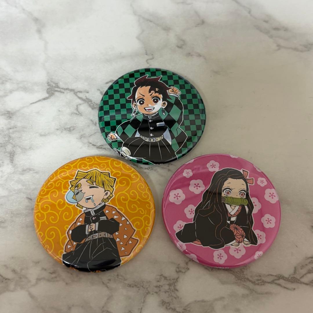鬼滅の刃 コレクション缶バッジプチ 竈門炭治郎 竈門禰豆子 我妻善逸