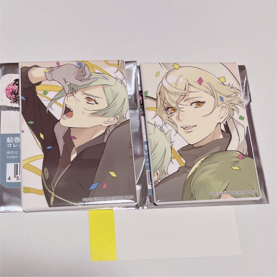 刀剣乱舞 髭切 五周年記念祝画 スクエア缶バッジ 4点セット