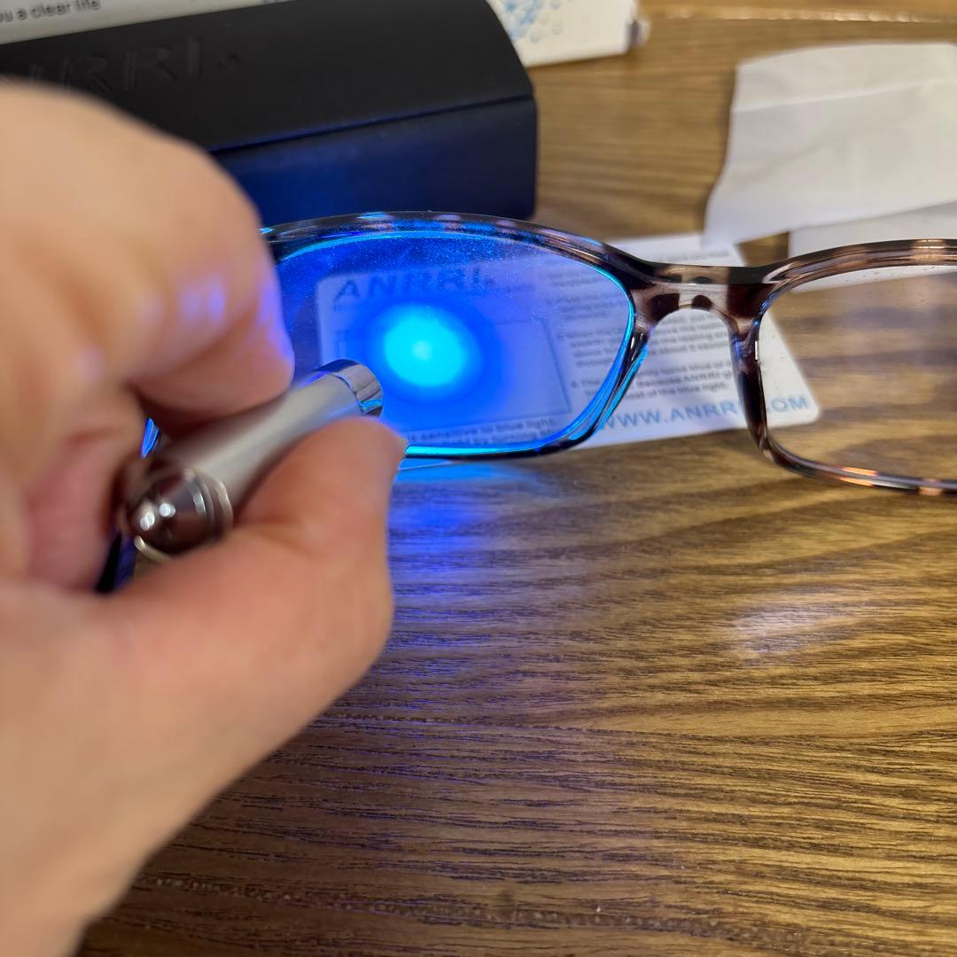 ANRRI ブルーライトカット遮光メガネ べっ甲柄 2 ボストン メガネ べっ甲柄 ブルーライトメガネ 伊達眼鏡 男女兼用