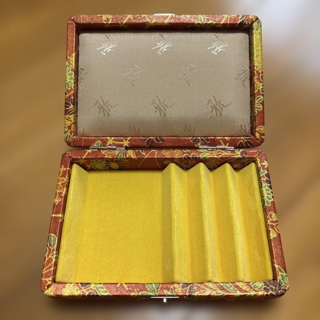 三味線　糸駒入れケース　本革