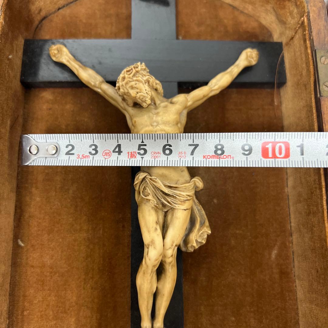 古代 キリスト 逗子入 全体高さ31㎝/647g 東Y7-0717①トトオ