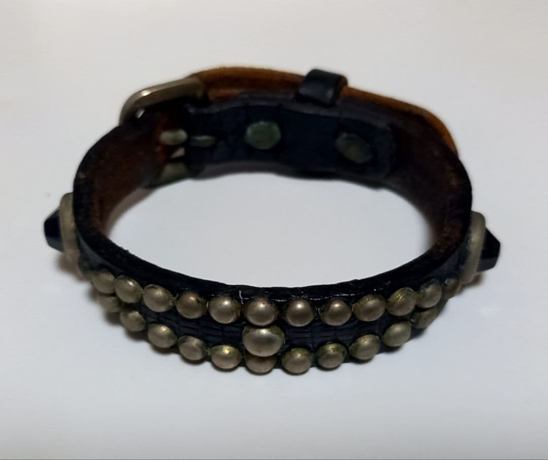 WOLF'S HEAD ウルフズヘッド スタッズ レザー ブレスレット キムタク