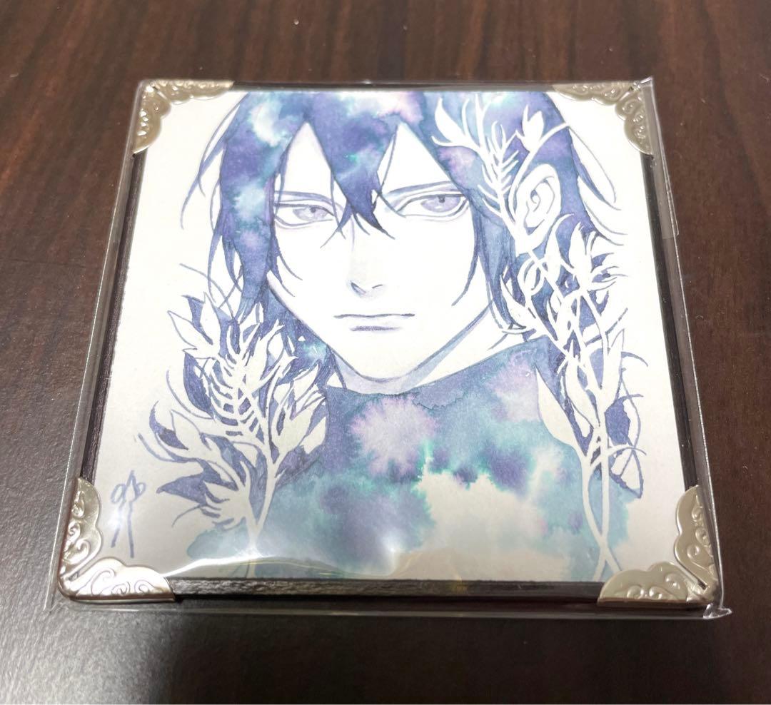 孳々　じじ　特装版オリジナルインク豆色紙　ミニ原画　ミニ色紙 そういえば、コミティアで販売した ミニ色紙の完成図はこんな感じで