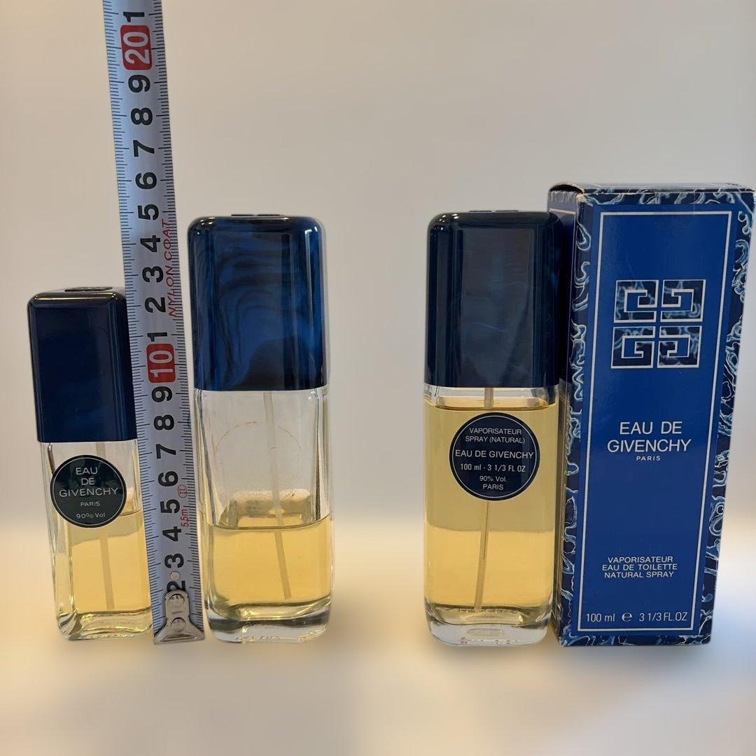 EAU DE GIVENCHY 50mlx1本と100mlx2本のセット