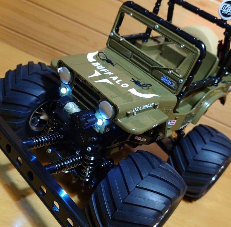 田宮タミヤXBフルセットワイルドウイリーバッファロー号仕様LEDライト