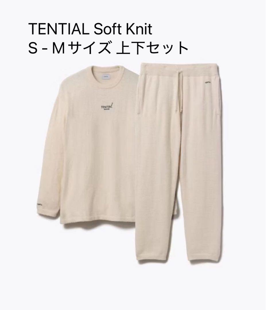 【廃盤】TENTIAL BAKUNE ソフトニットパジャマS-M上下セット BAKUNE ソフトニット / 上下セット（長袖クルーネックシャツ・ロング