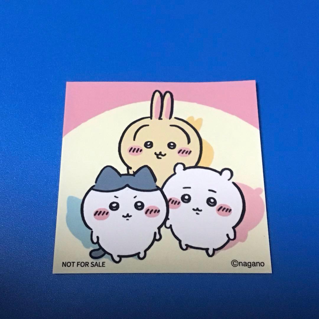 ちいかわ ポップアップストア限定 ステッカー シール ノベルティ