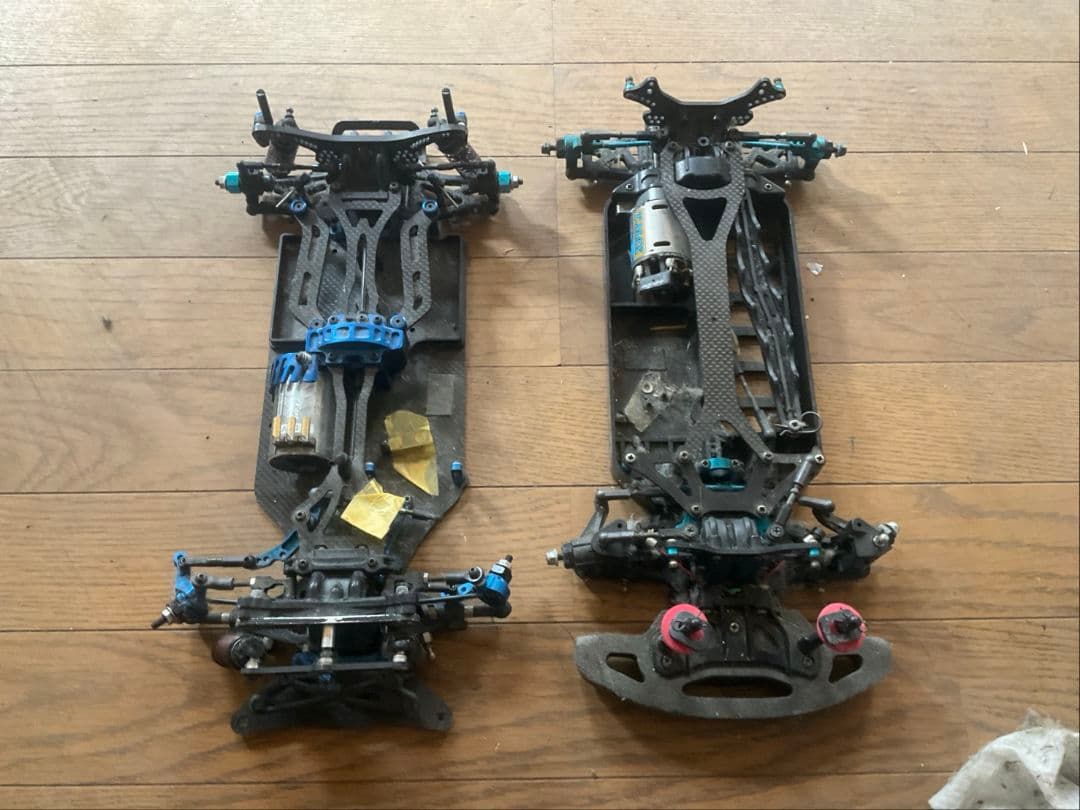 カーボンファイバー ダブルシャシー ラジコンカーまとめ売り