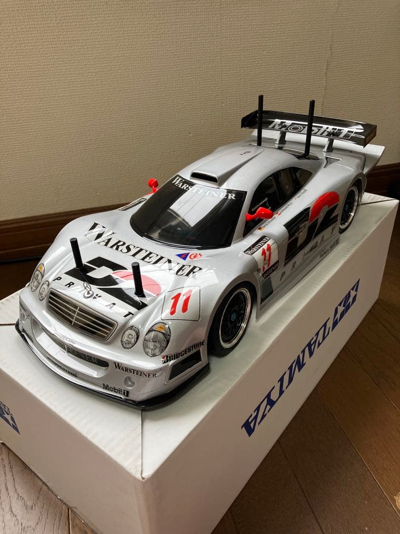 最終値下げ。タミヤ メルセデス・ベンツ CLK-GTR 完成済未走行ボディ