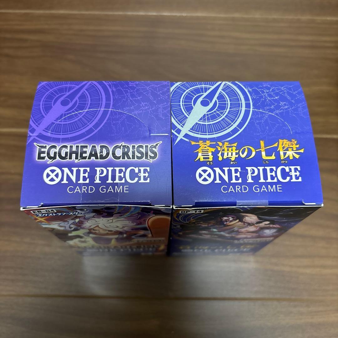 新品未開封boxテープ付き】蒼海の七傑 エッグヘッドクライシス 各1