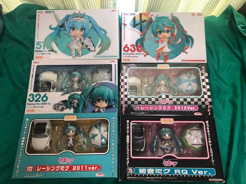 【一部開封品】ねんどろいど レーシングミク6体セット