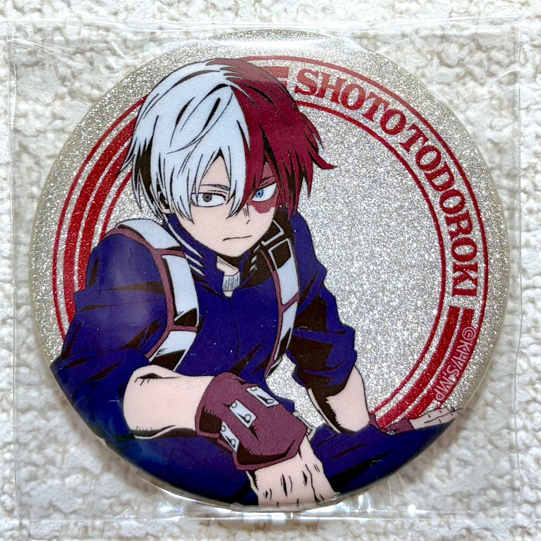 僕のヒーローアカデミア 缶バッジコレクション 轟焦凍 グリッター