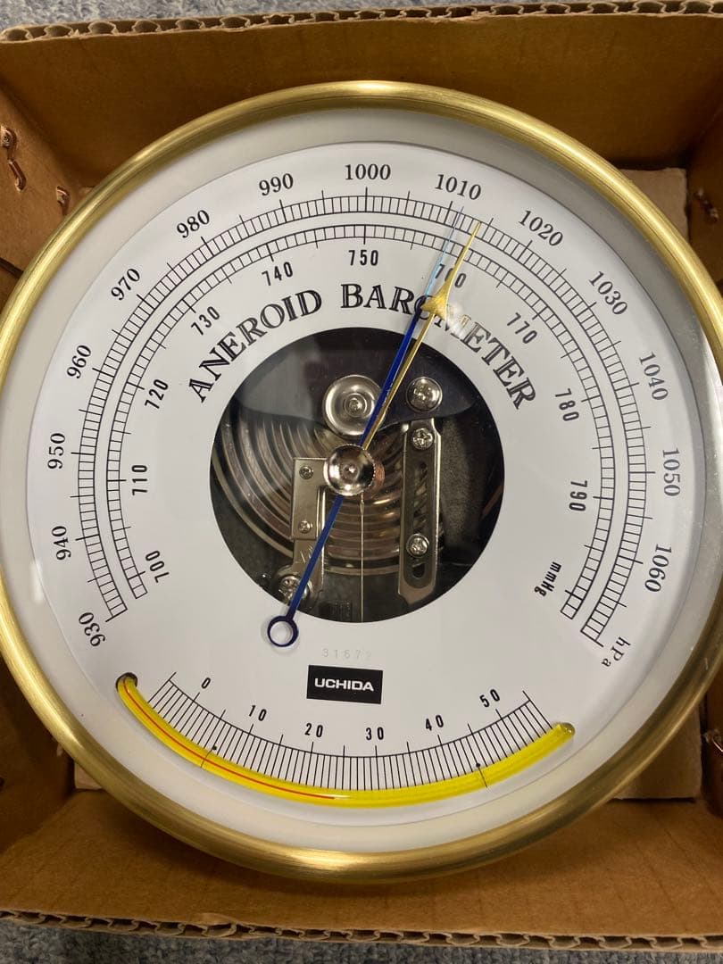 アネロイド気圧計UW-15 6型 内田洋行 - メルカリ