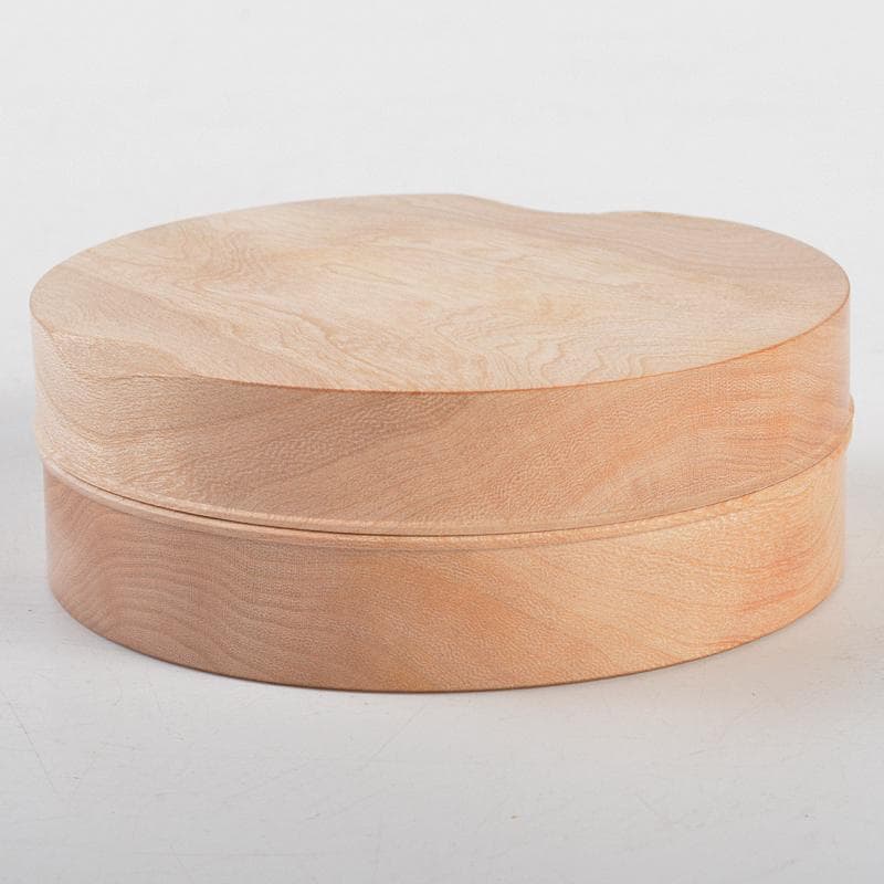 茶道具 彩戸造 高桐院楓古木使用 丸香合 紫野松長剛山極め箱 C R5740