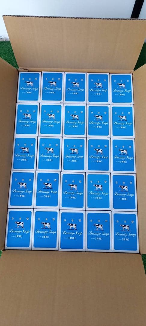 牛乳石鹸BEAUTY SOAP 化粧石鹸カウブランド青箱10箱1000個入85g