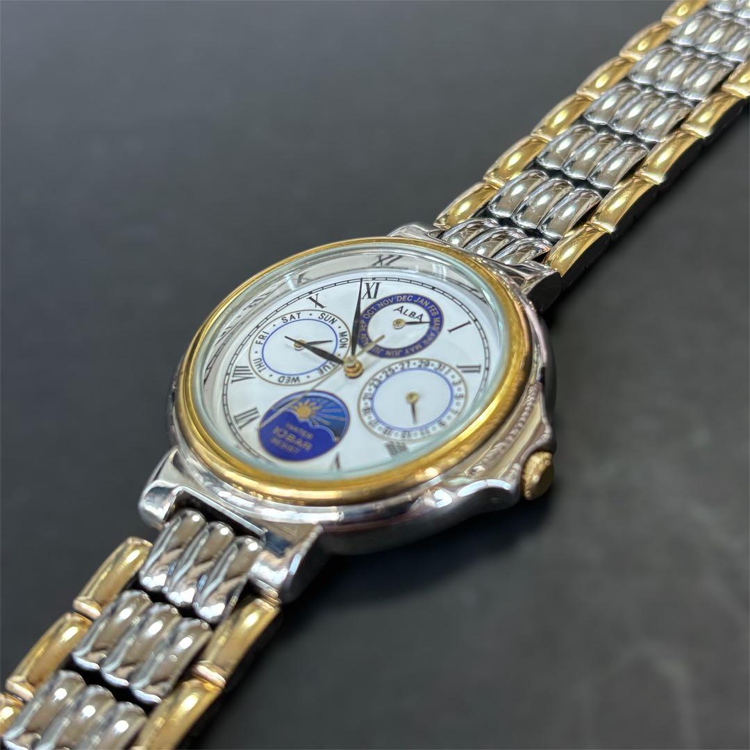希少 SEIKO ALBA サン ムーンフェイズ 80年代 - メルカリ