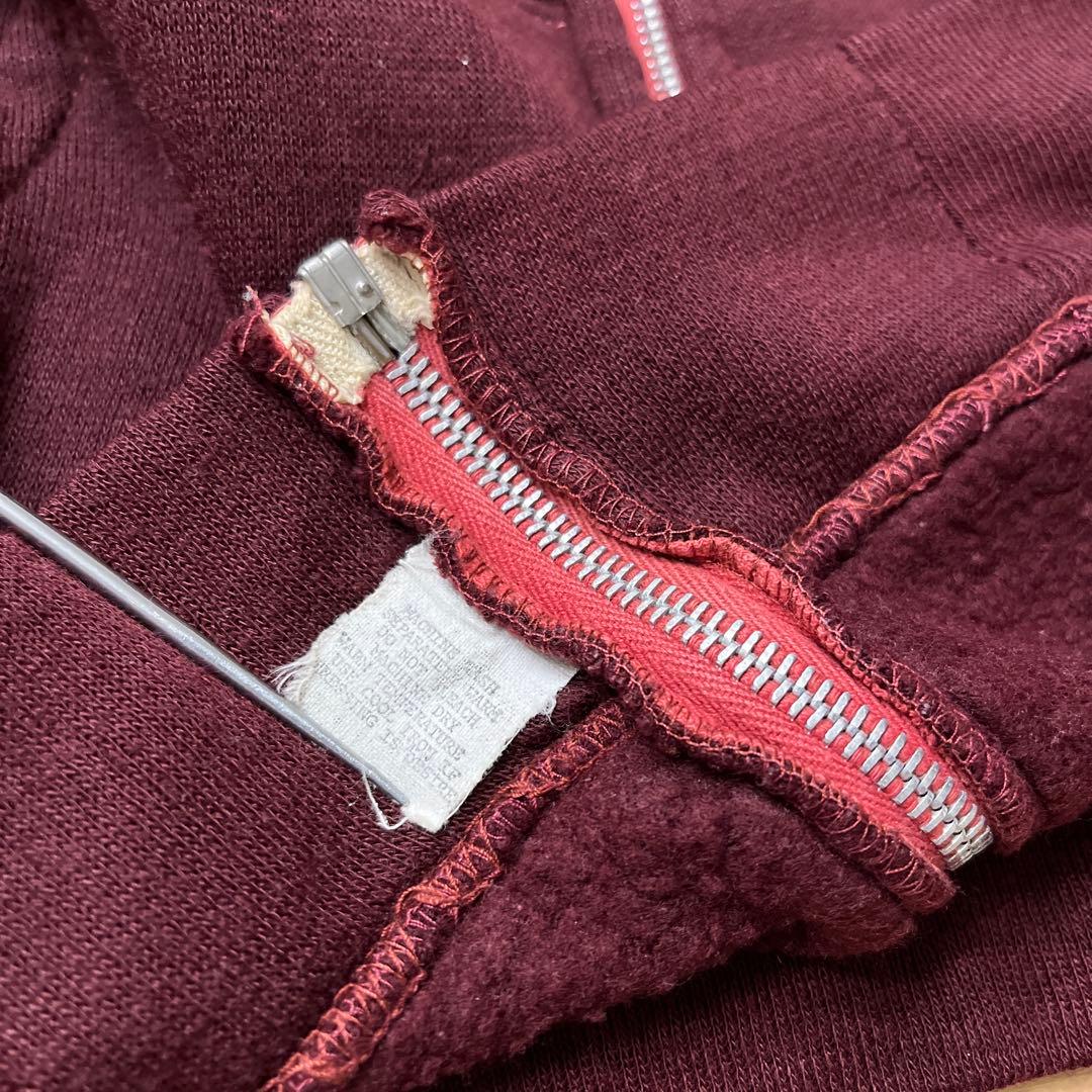 60s vintage IDEAL 片爪 アルミジップ ジップパーカー 小豆 - メルカリ