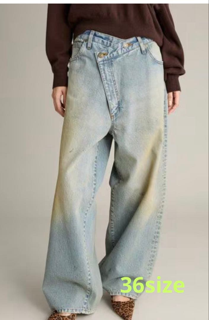 【BRILL（ブリル）】ダートワイドデニム 36