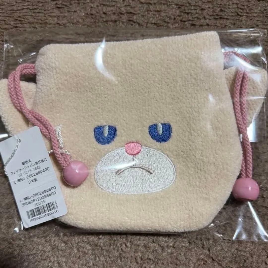 FEILER ラブラリーバイフェイラー モフモフネコチャン ネコチャン巾着