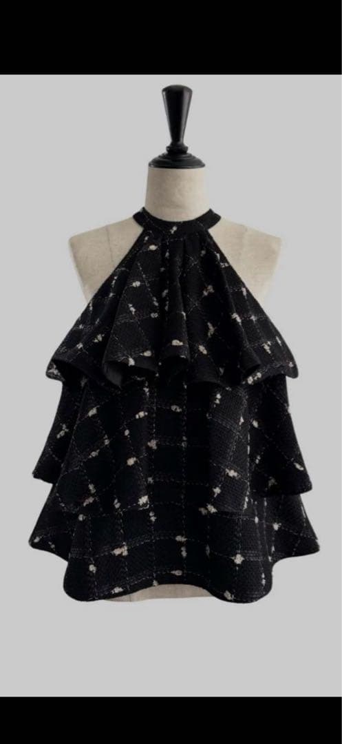 シェリエ　sheller candy check tweed