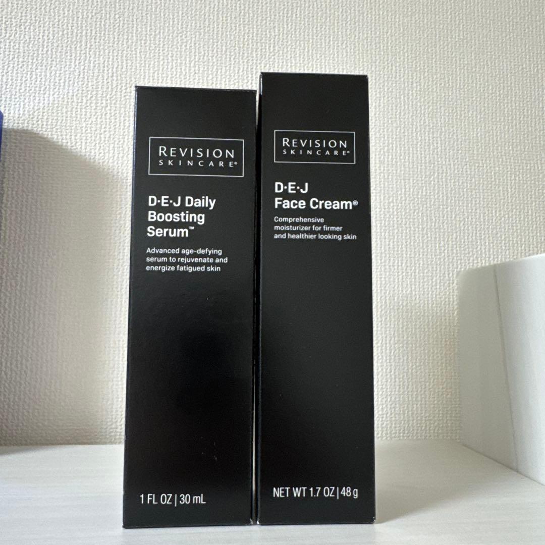 DEJデイリーブースティングセラム、DEJフェスクリーム　リビジョン
