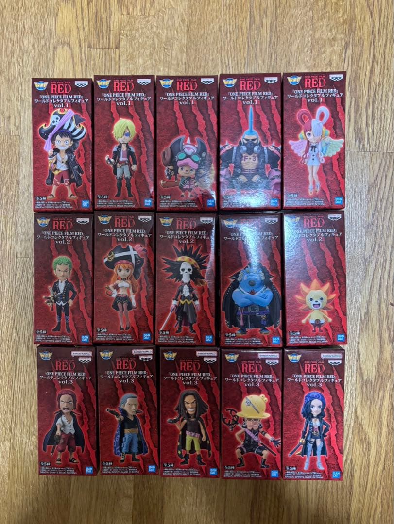 ONE PIECE RED ワーコレ 15体セット