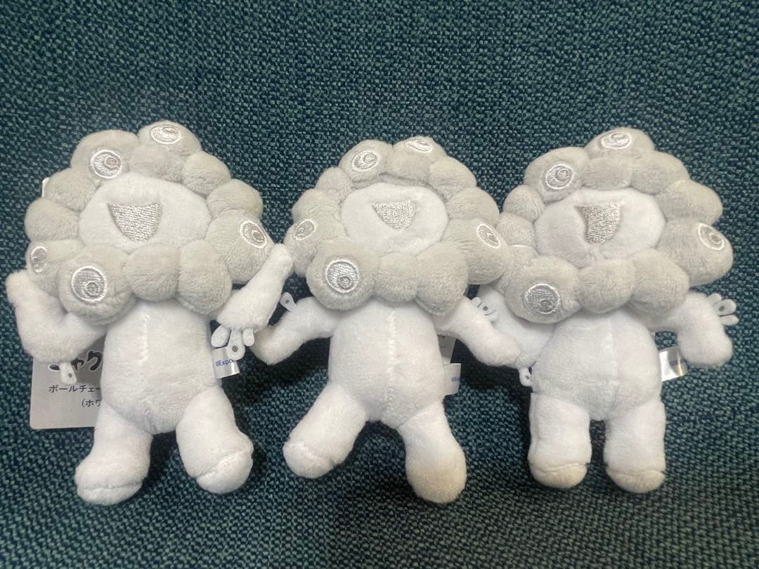 白ミャクミャク　ボールチェーン