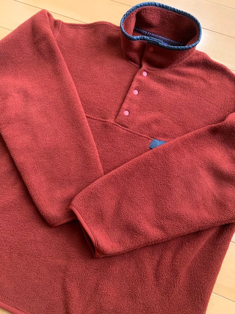 M】Patagonia 02年 シンチラ スナップT レンガ色 メキシコ製