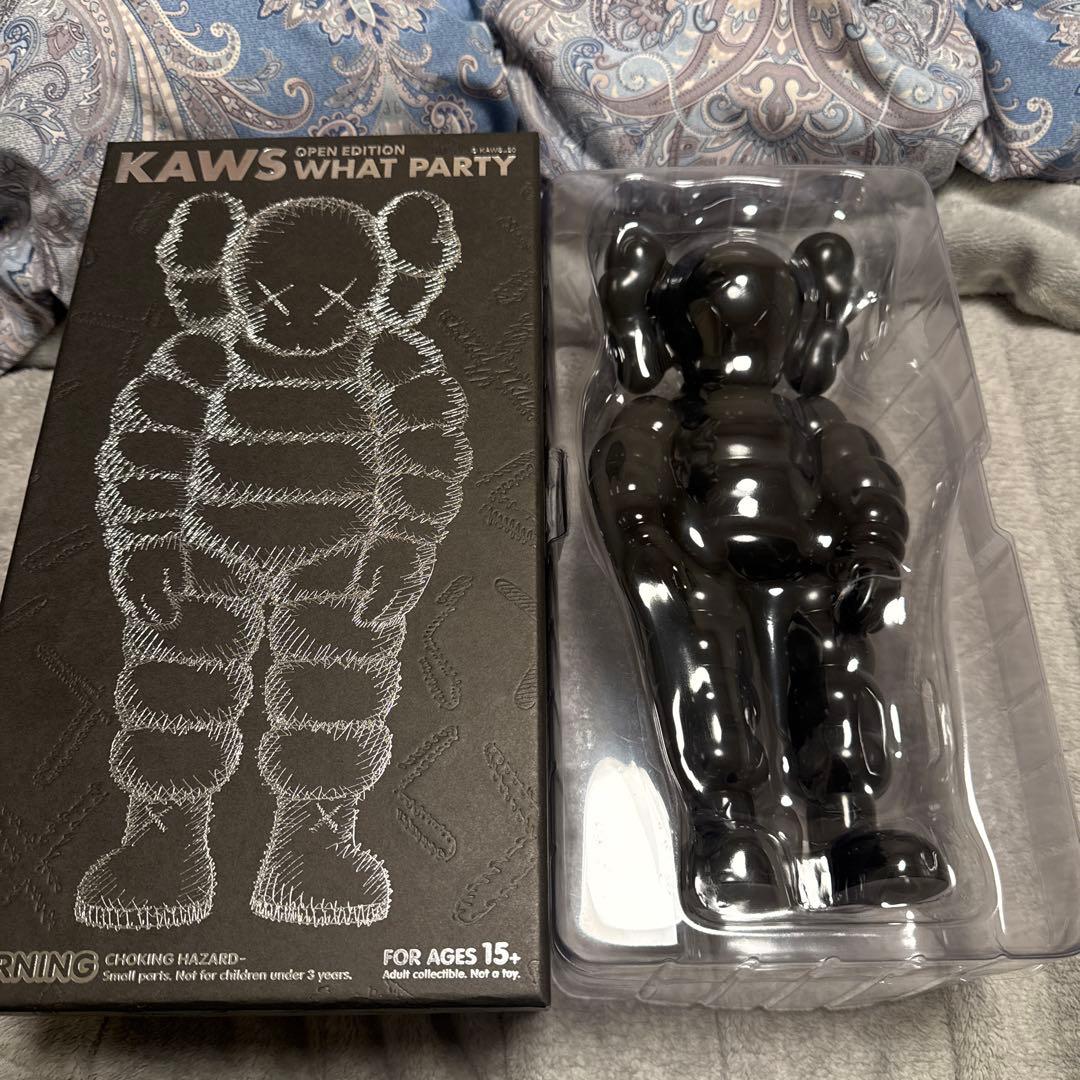 KAWS WHAT PARTY フィギュア ブラック