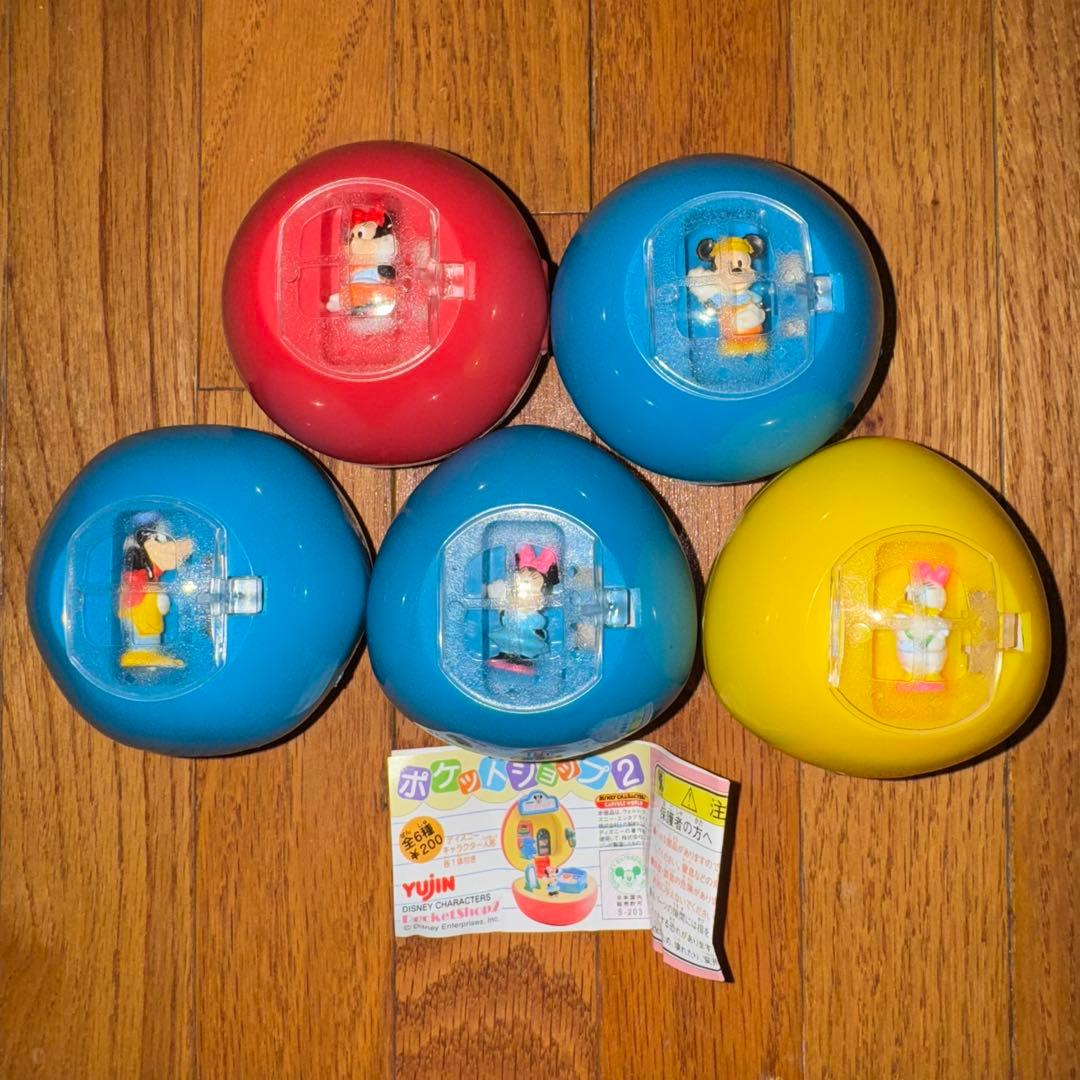 ディズニー　ポケットショップ2　5種類セット