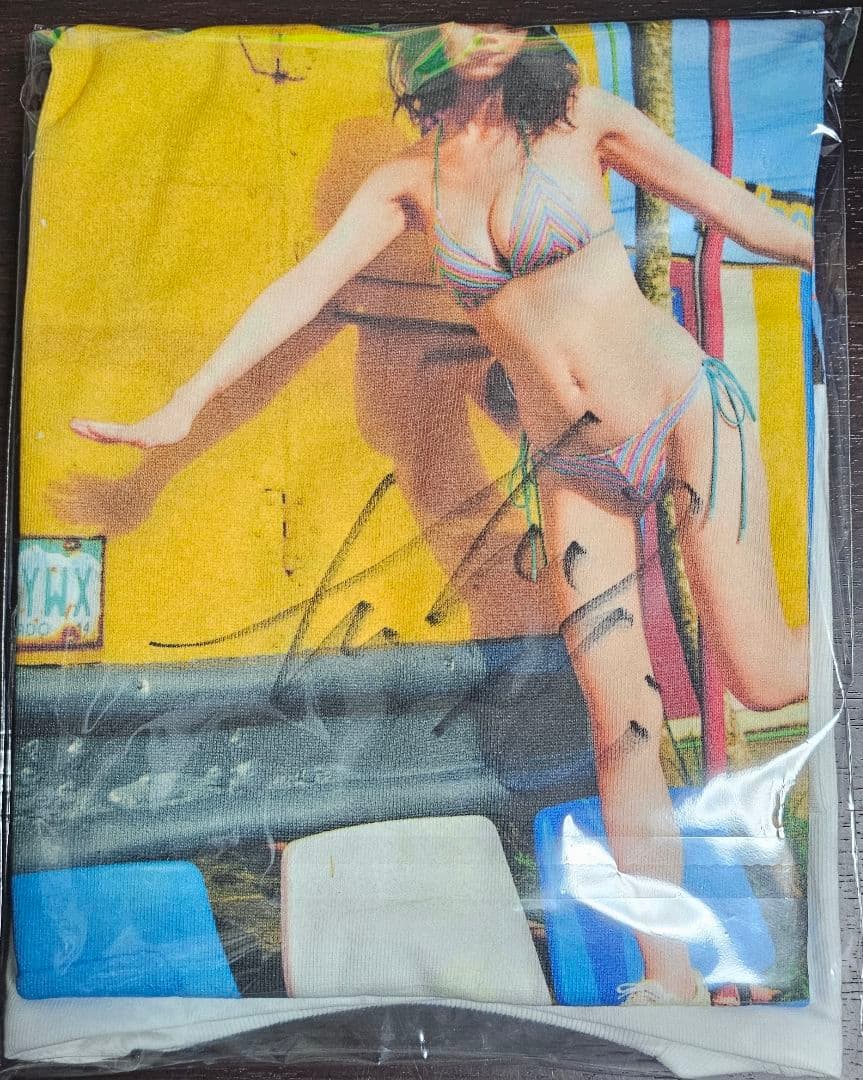 【新品未開封】菊地姫奈さん　サイン入りTシャツ　サイズL